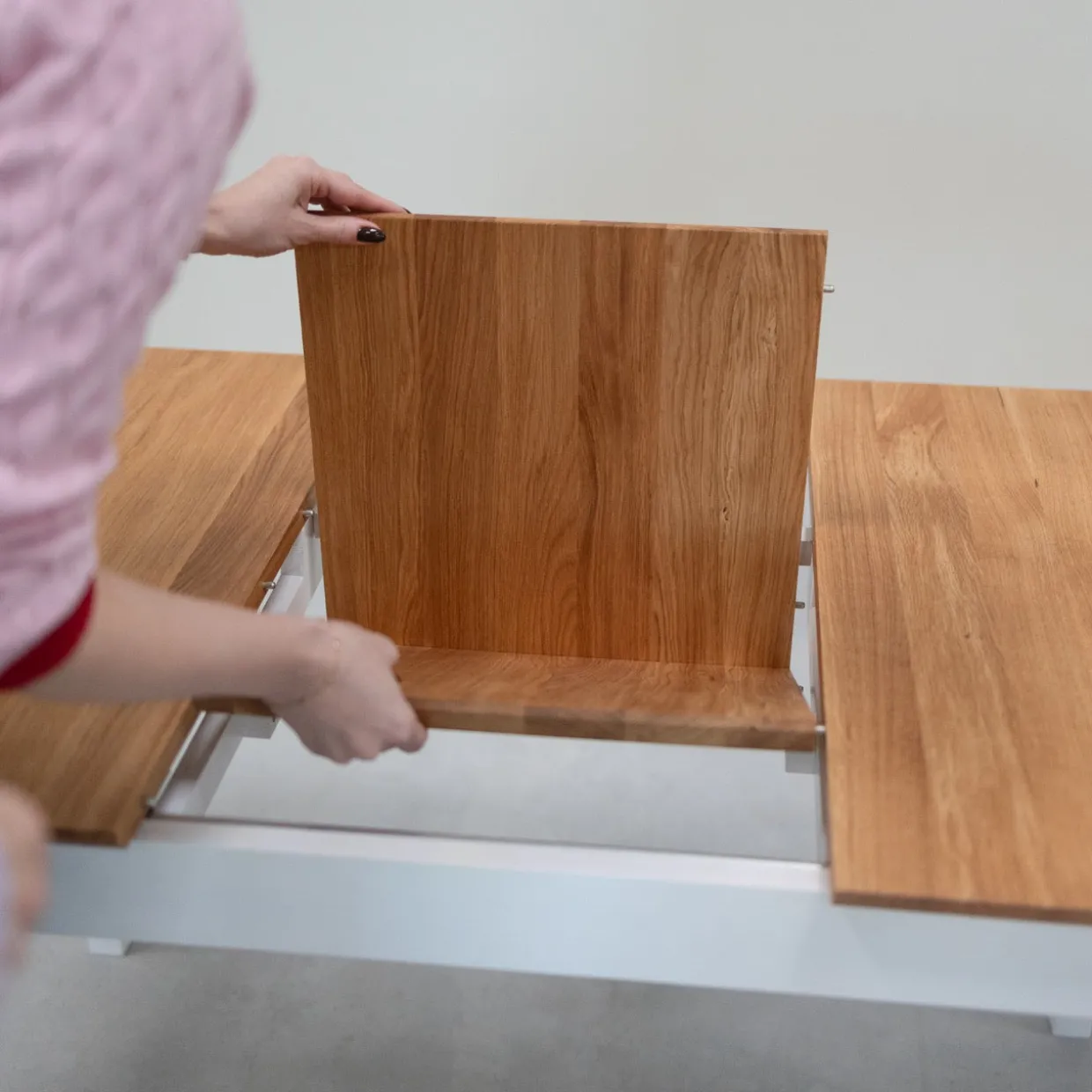 Table à manger extensible en bois massif Lausanne - VESKOR