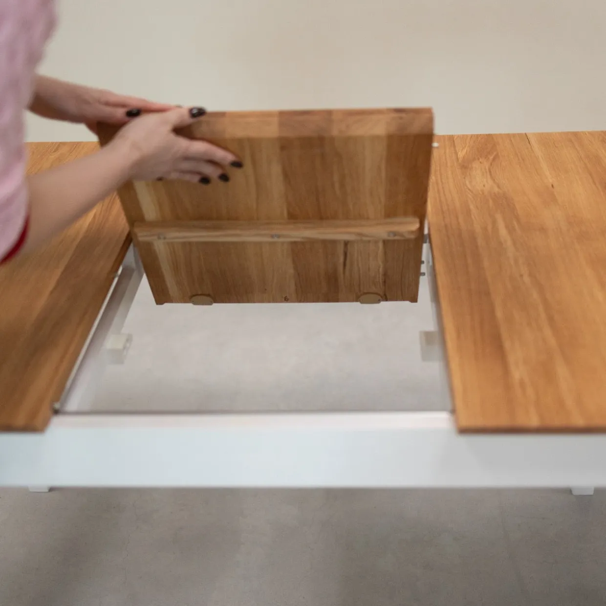 Table à manger extensible en bois massif Lausanne - VESKOR