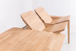 Table à manger extensible en bois massif TOKIO - KARPIS