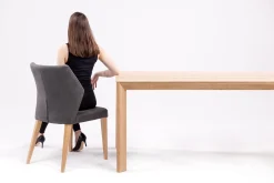 Table à manger fixe en bois massif DITA - KARPIS
