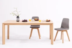 Table à manger fixe en bois massif DITA - KARPIS