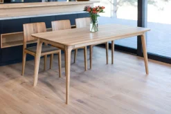 Table à manger fixe en bois massif TOKIO - KARPIS