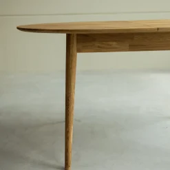 Table à manger ovale extensible en chêne massif Escandi 2 - NordicStory
