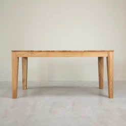 Table à manger rectangulaire extensible en bois massif de chêne Kodama - VESKOR