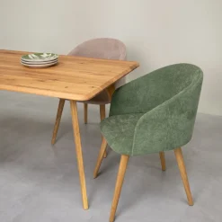 Table à manger rectangulaire en chêne massif Genève - NordicStory