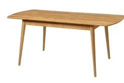 Table à manger rectangulaire extensible en chêne massif Escandi - NordicStory