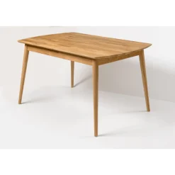 Table à manger rectangulaire extensible en chêne massif Escandi - NordicStory