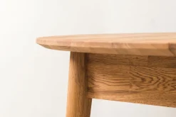 Table à manger ronde extensible en chêne massif Escandi 4 - NordicStory