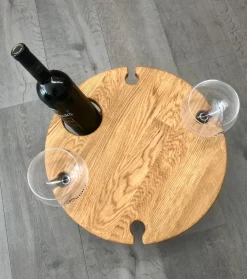 Table à vin pliante en chêne massif Merci - NordicStory