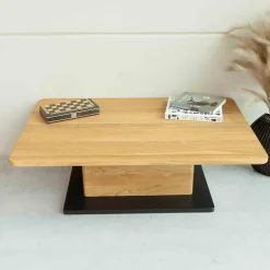 Table basse en bois massif de chêne Bremen - NordicStory
