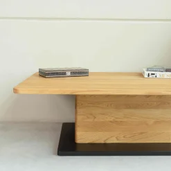 Table basse en bois massif de chêne Bremen - NordicStory