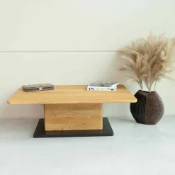 Table basse en bois massif de chêne Bremen - NordicStory