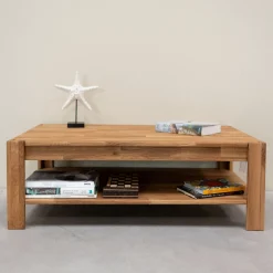 Table basse en bois massif de chêne Mauritz 4 - NordicStory