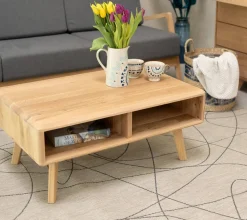 Table basse en bois massif Suède 1 – VESKOR