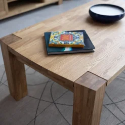 Table basse en bois massif de chêne Balder - VESKOR