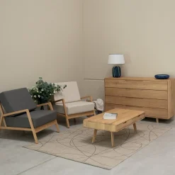 Table basse en bois massif Suède – VESKOR