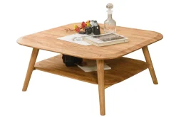 Table basse en chêne massif Escandi 4 - NordicStory