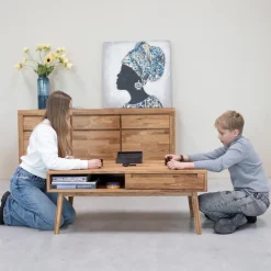 Table basse en chêne massif Escandi 8 - NordicStory