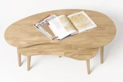 Table basse gigogne en bois massif de chêne Escandi - NordicStory