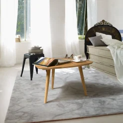 Table basse gigogne en bois massif de chêne Escandi 2 - NordicStory