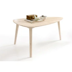 Table basse gigogne en bois massif de chêne Escandi 2 - NordicStory
