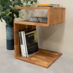 Table d’appoint en bois massif de chêne Sofi – NordicStory