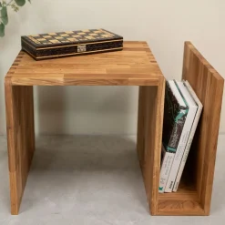 Table d’appoint en bois massif de chêne Sofi – NordicStory