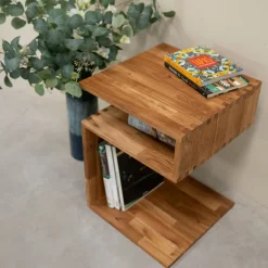 Table d’appoint en bois massif de chêne Sofi – NordicStory