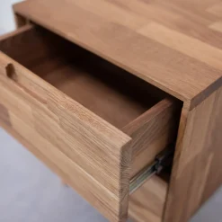 Table de chevet en bois massif de chêne Escandi - NordicStory