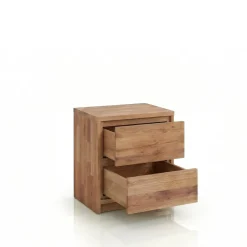 Table de chevet en bois massif de chêne Oregon - NordicStory