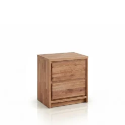 Table de chevet en bois massif de chêne Oregon - NordicStory