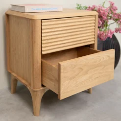 Table de chevet en bois massif de chêne Oxford 2 - NordicStory