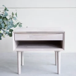 Table de chevet en bois massif de chêne Escandi 2 - NordicStory