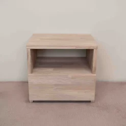 Table de chevet en bois massif de chêne Danemark 1 - NordicStory