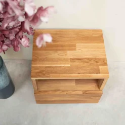 Table de chevet en bois massif de chêne Danemark 1 - NordicStory