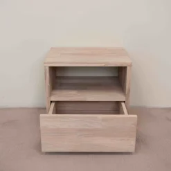 Table de chevet en bois massif de chêne Danemark 1 - NordicStory