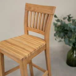 Tabouret de bar en chêne massif Provence – NordicStory