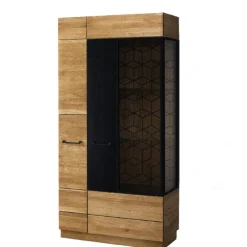 Vitrine en bois de chêne Mozaik 12 - LoftStory