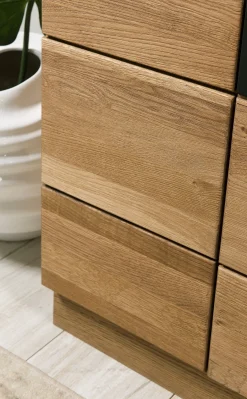 Vitrine en bois de chêne Mozaik 12 - LoftStory