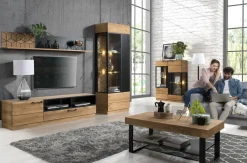Vitrine en bois de chêne Mozaik 12 - LoftStory