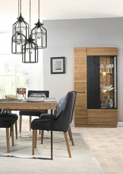 Vitrine en bois de chêne Mozaik 12 - LoftStory