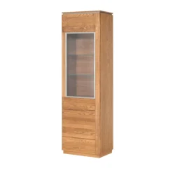 Vitrine en bois de chêne Monténégro 10 - LoftStory