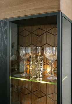 Vitrine en bois de chêne Mozaik 10 - LoftStory