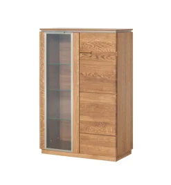 Vitrine en bois de chêne Monténégro 15 - LoftStory