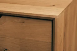 Vitrine en bois massif de chêne Bremen 2 - NordicStory