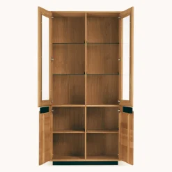Vitrine en bois massif de chêne Bremen 2 - NordicStory