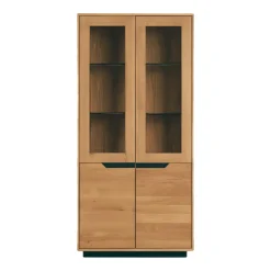 Vitrine en bois massif de chêne Bremen 2 - NordicStory