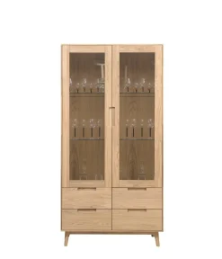 Vitrine en bois massif de chêne Escandi 2 - NordicStory