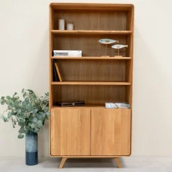 Vitrine en bois massif de chêne Genève 2 - NordicStory
