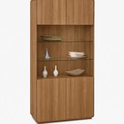 Vitrine en bois massif de chêne Genève 22 - NordicStory